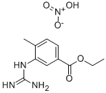 3-[(AMINOIMINOMETHYL) AMINO]-4-METHYL BENZOIC ACID ETHYL ESTER MONONITRATE (641569-96-2)